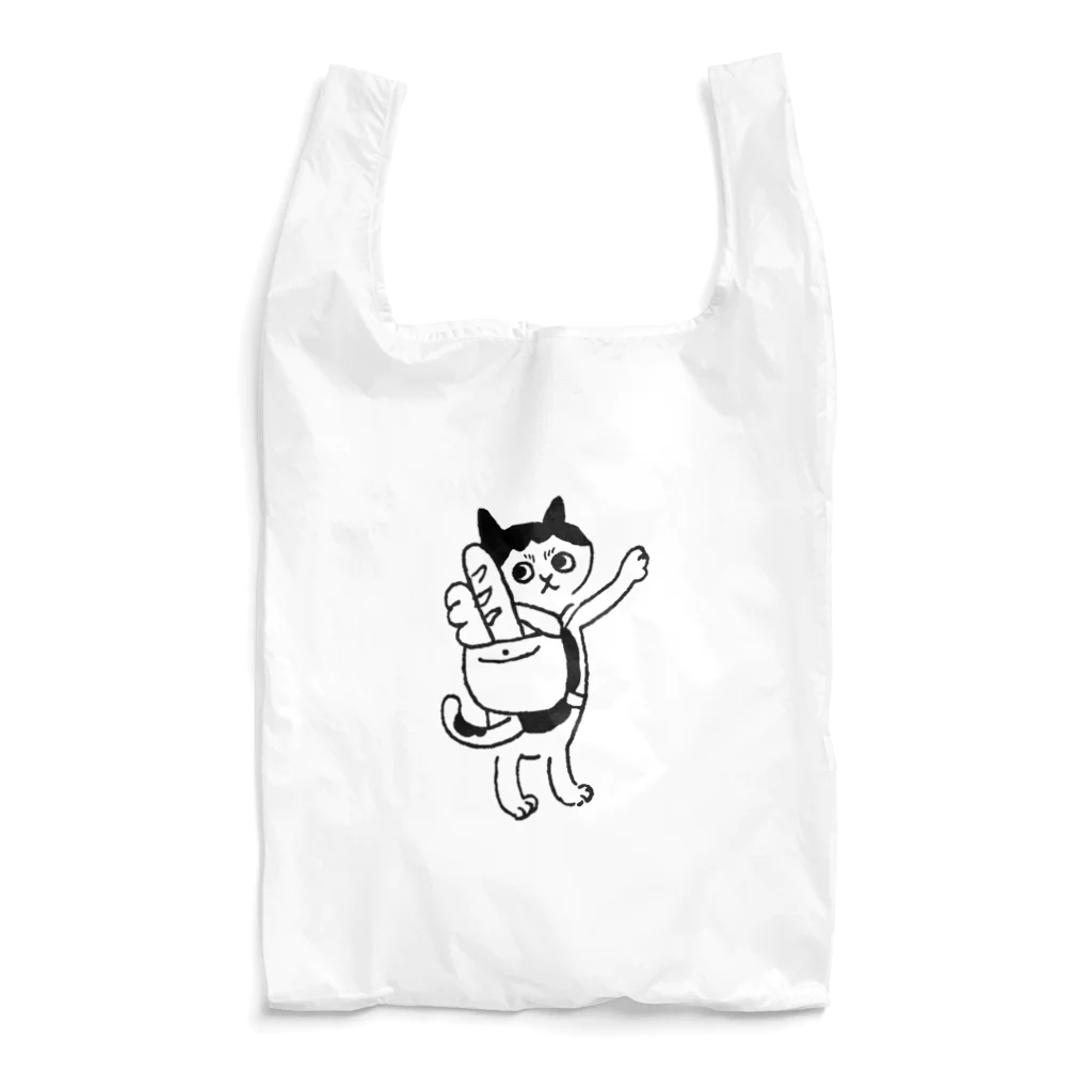 タビパン suzuri支店（タビネコ）のタビネコ（見返り） Reusable Bag