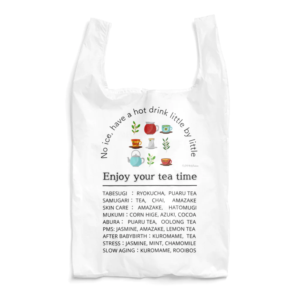 リモデザインスタジオのエコバッグ（薬膳茶）｜薬膳 Reusable Bag