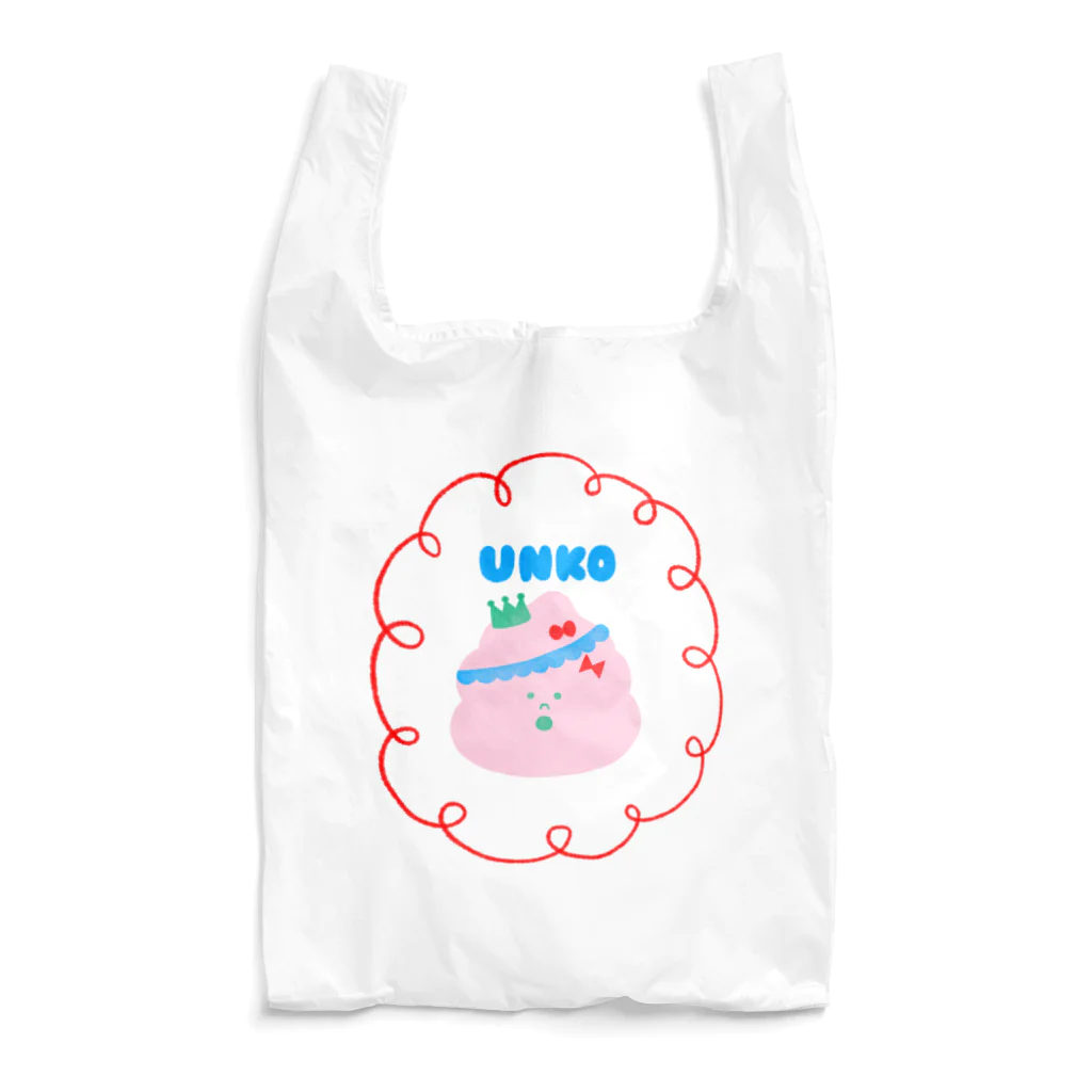 nyahokoのでこらてぃぶ UNKO ぴんく Reusable Bag