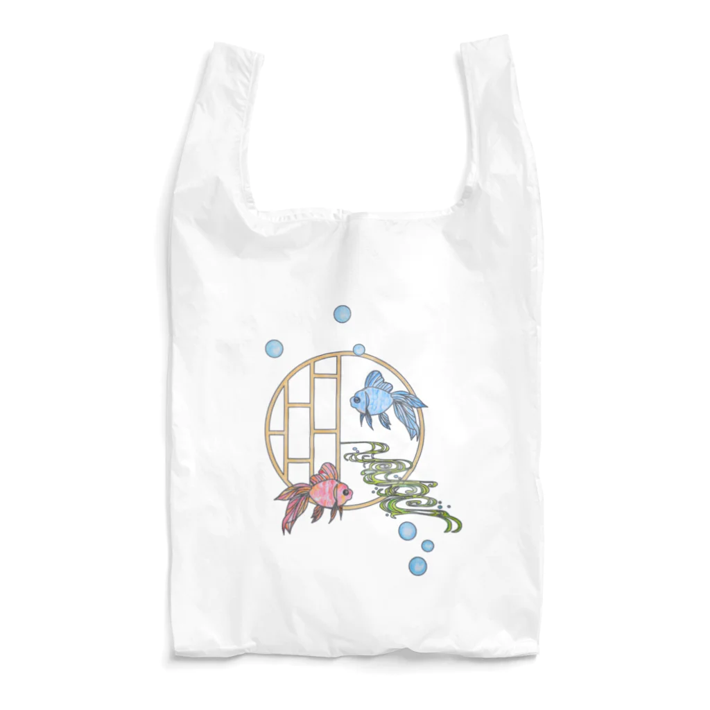 NANASHOPのGoldFish金魚 Reusable Bag