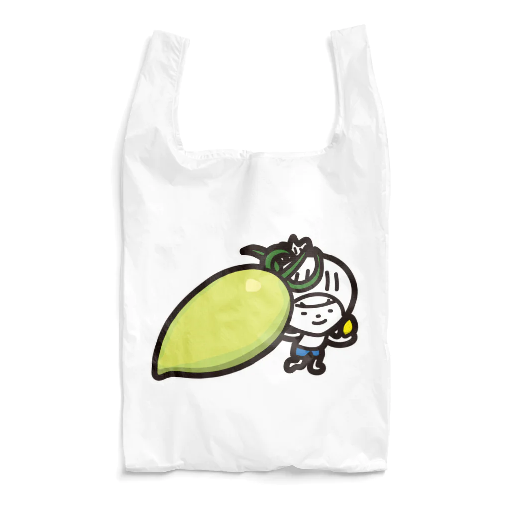 きくのらくがきのレモントマトときく Reusable Bag