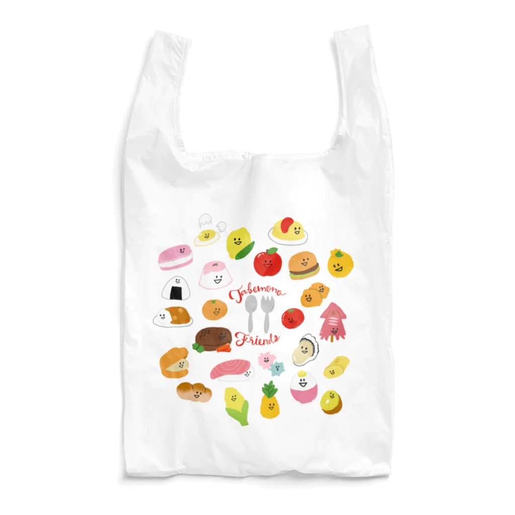 るんのへやの食べものフレンズ Reusable Bag