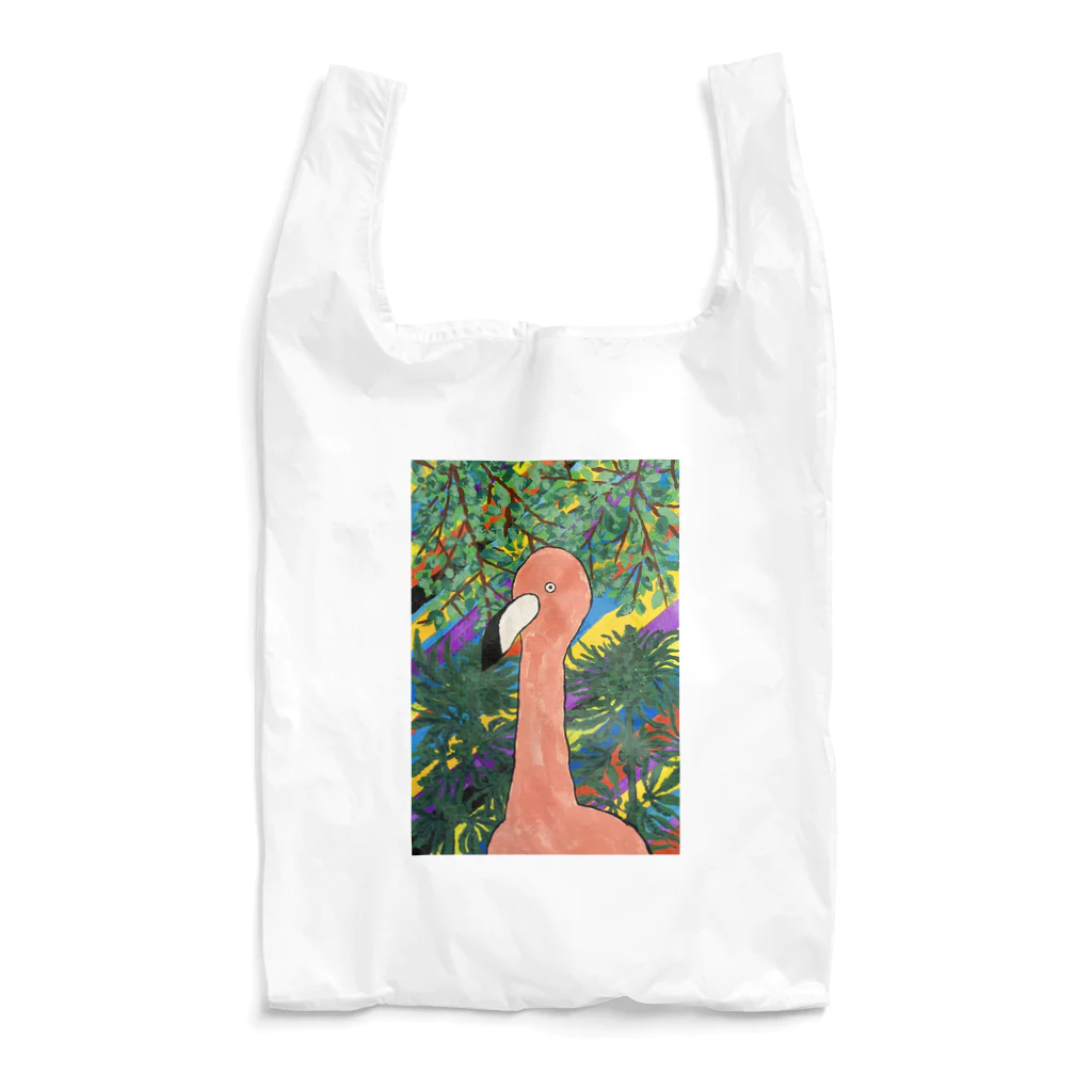 片倉のフラミンゴ Reusable Bag