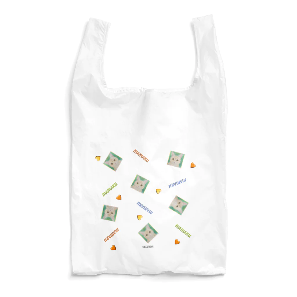 studio-egumianのneko neko okao ままるちゃん Reusable Bag