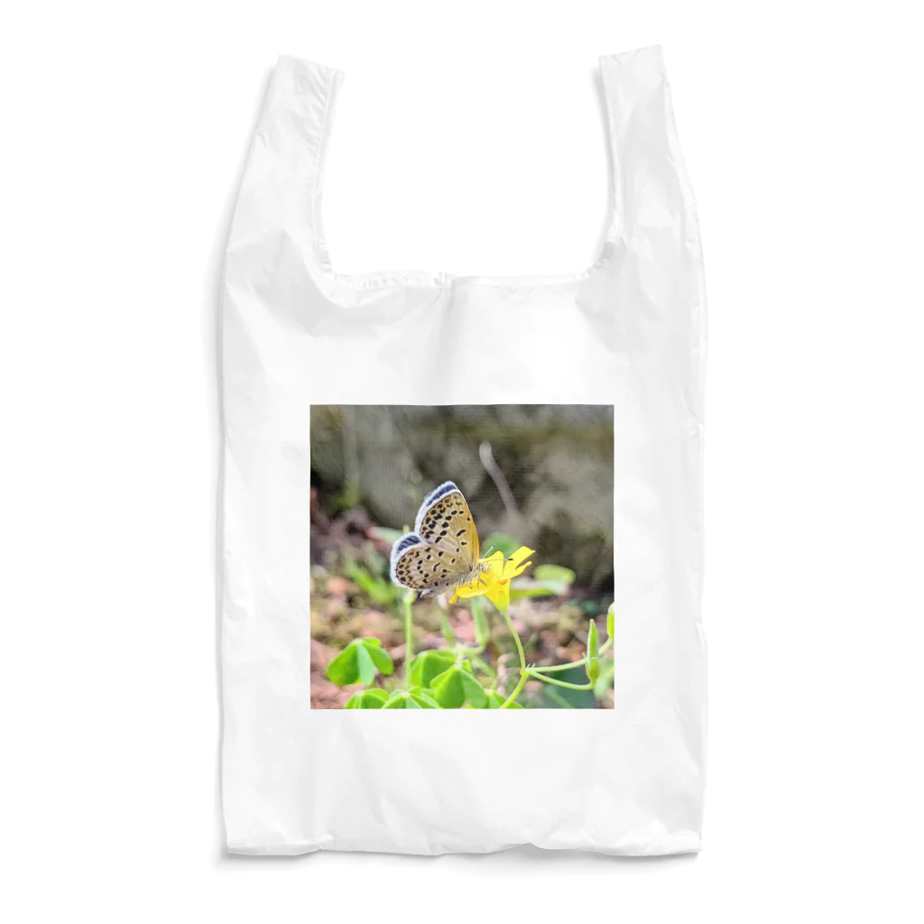 六号商店の花とヤマトシジミ Reusable Bag