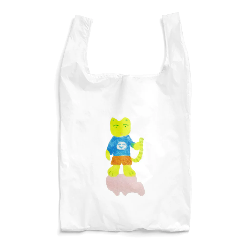 pesoのしっぽのシマを見せるネコ🐱 Reusable Bag