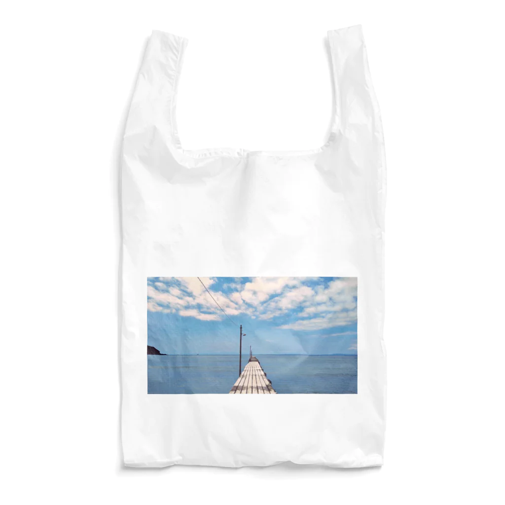 海とうにの海の向こうへ続く道 Reusable Bag