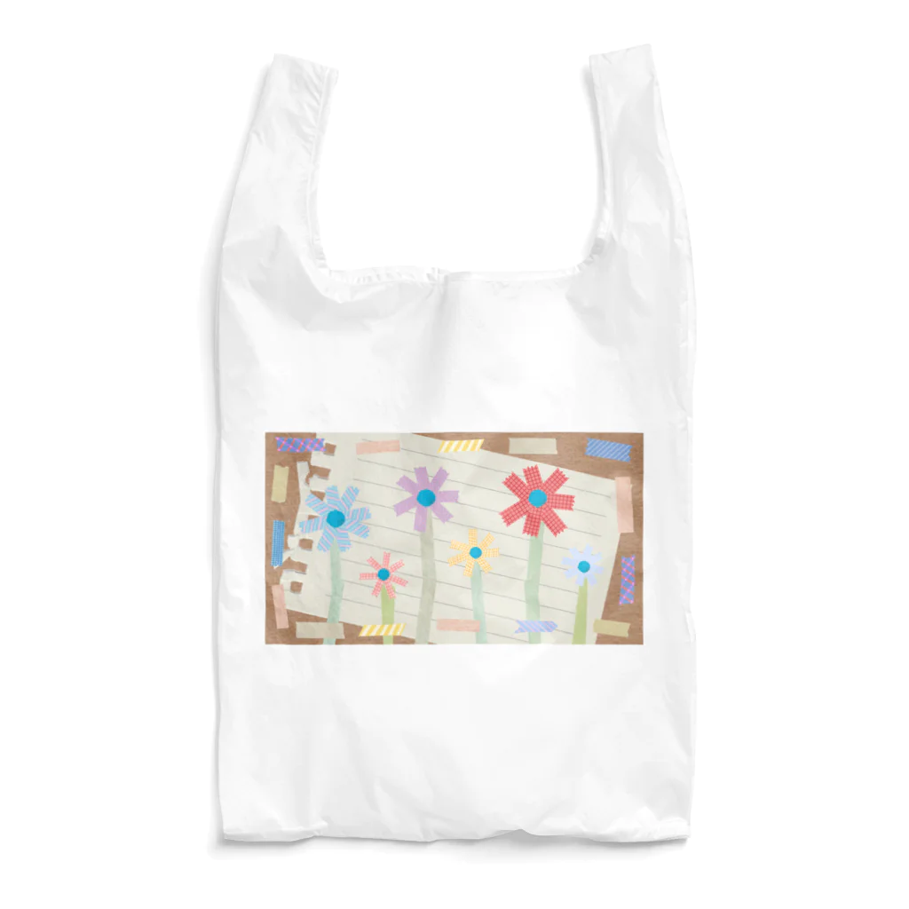 sandy-mのマスキングテープのお花畑 Reusable Bag