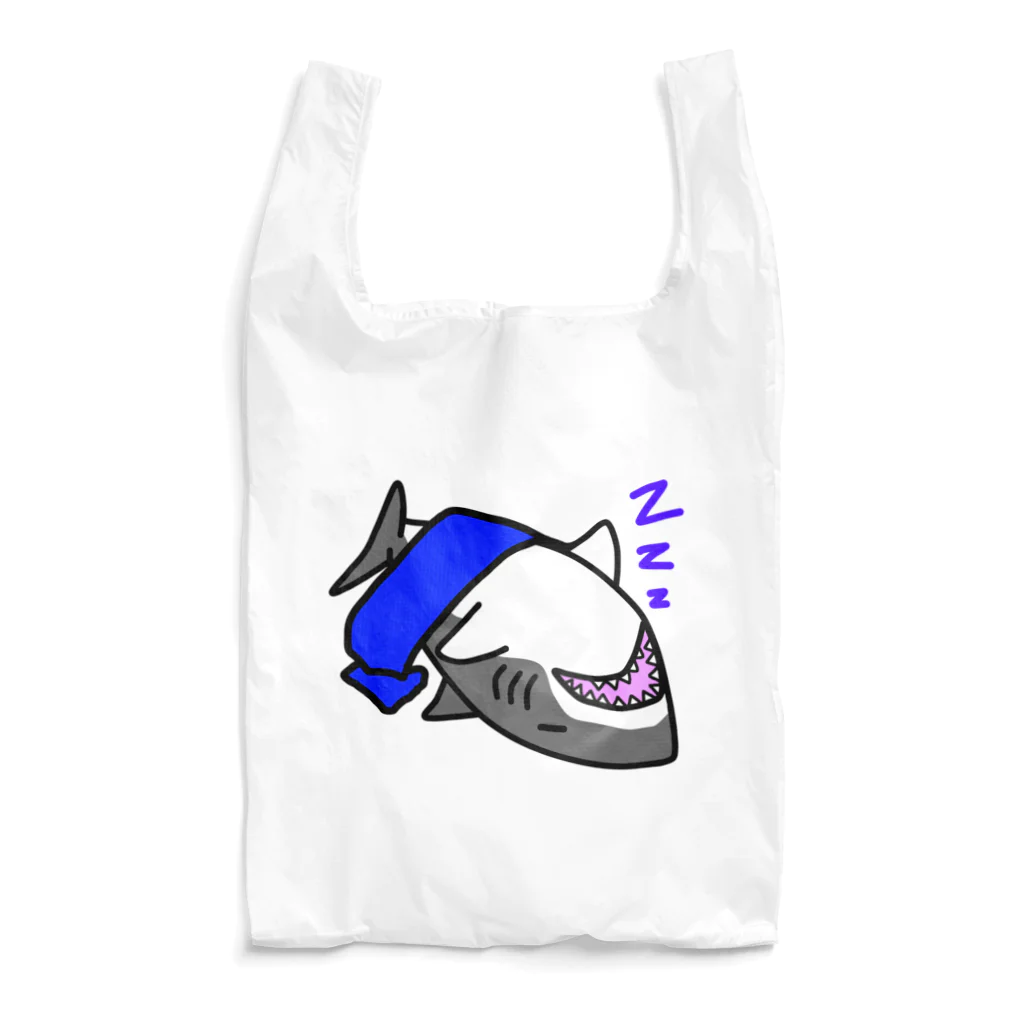 DeepBlueの寝てるホホジロザメ Reusable Bag