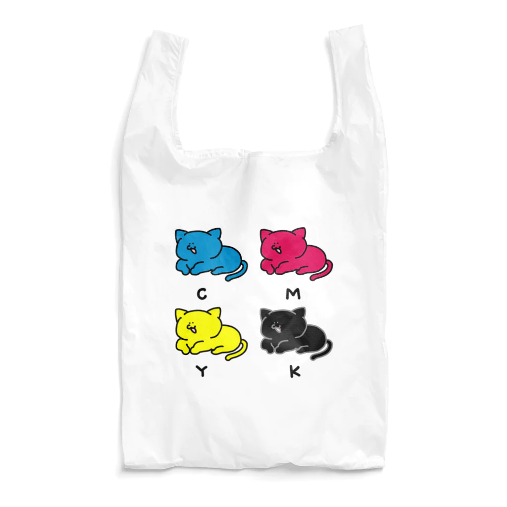 田園調布前のCMYKねこ Reusable Bag