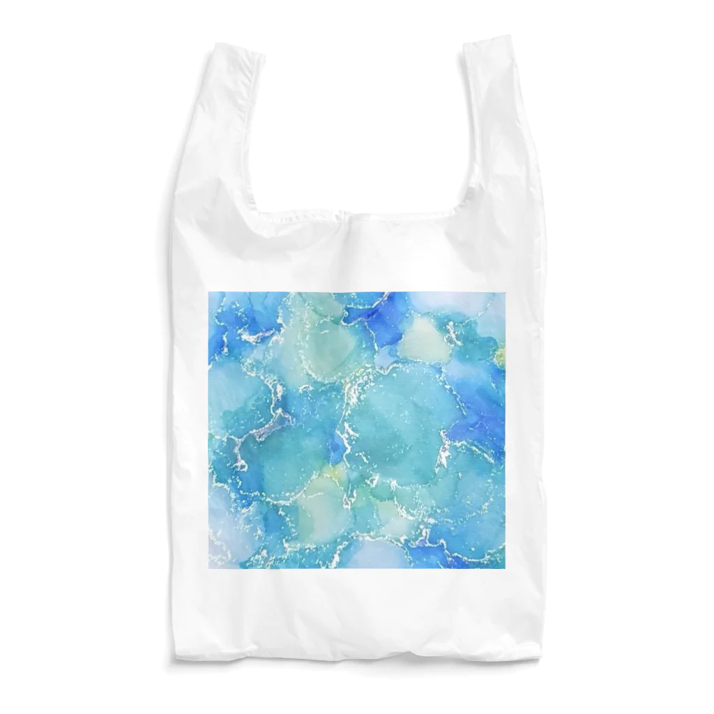 葉月あさこ(風椋)＠癒しの書【公式】のインクアート ブルー系 Reusable Bag