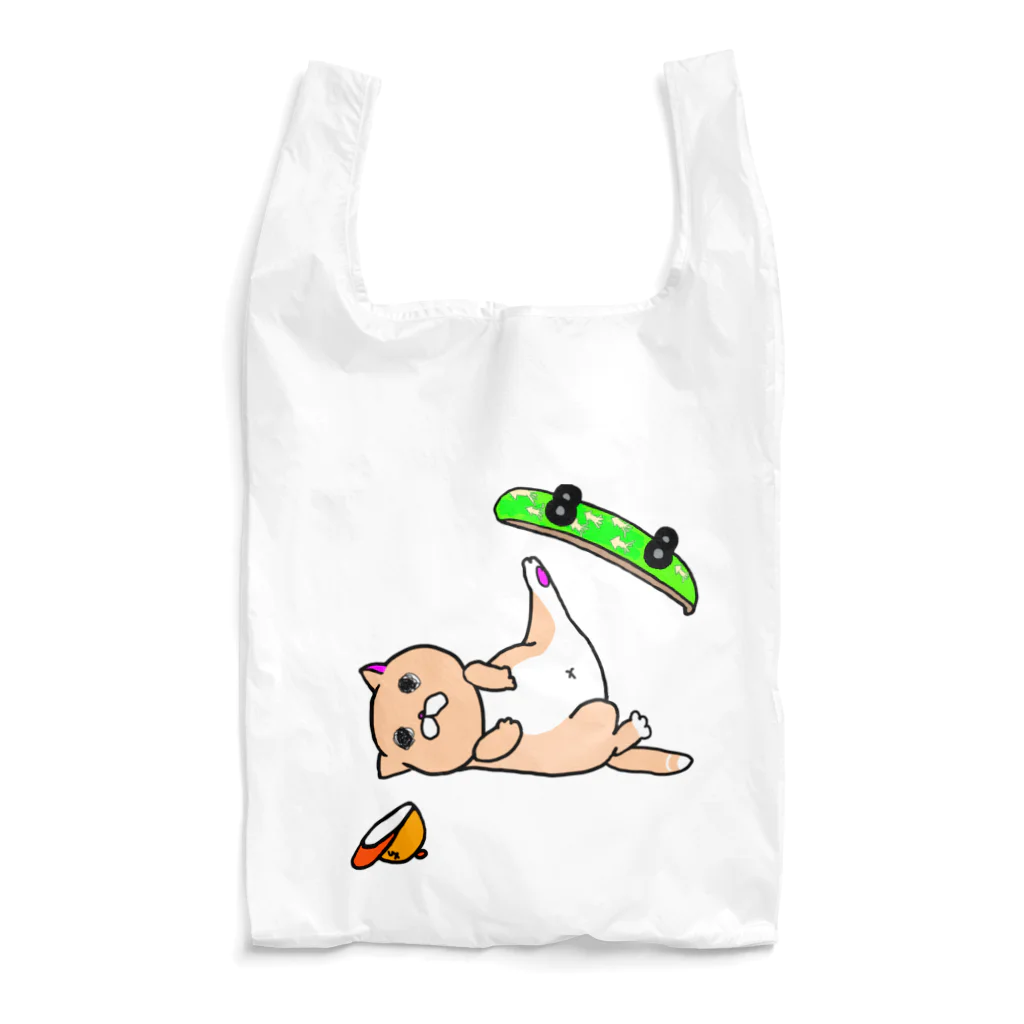 十人十色ちゃんのKitty skateboard スケートボード Reusable Bag