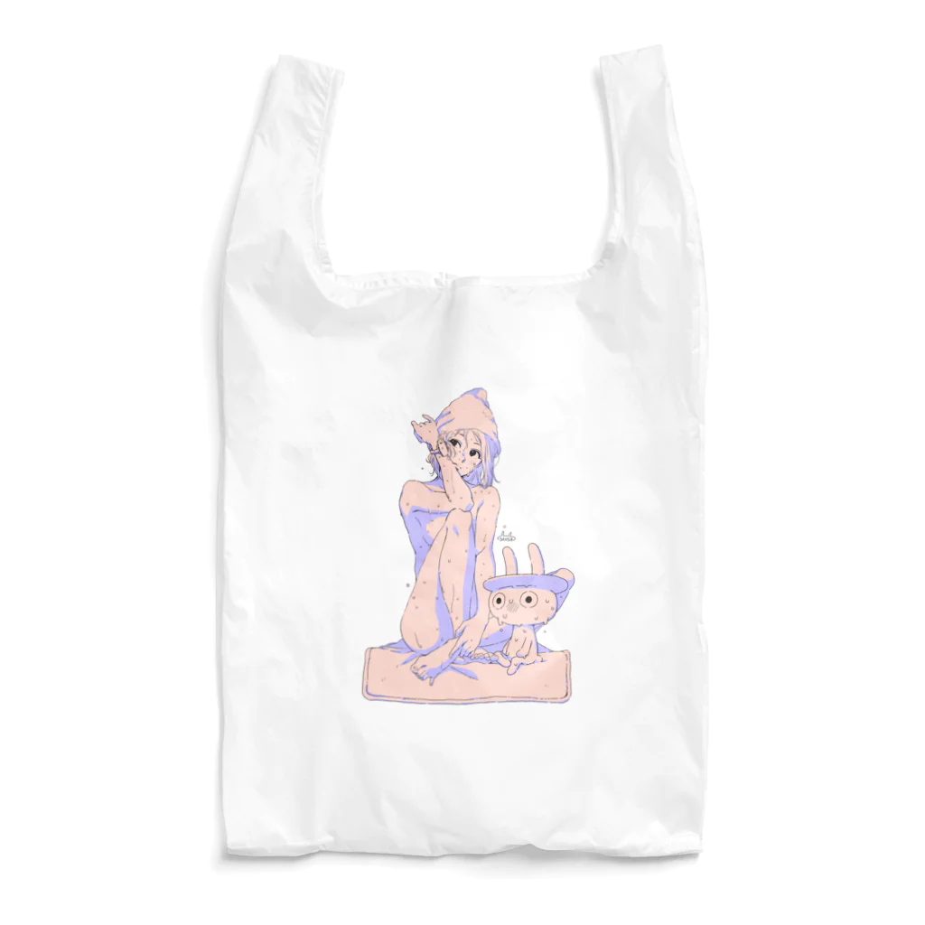 sausaのsausaとサウナガール Reusable Bag