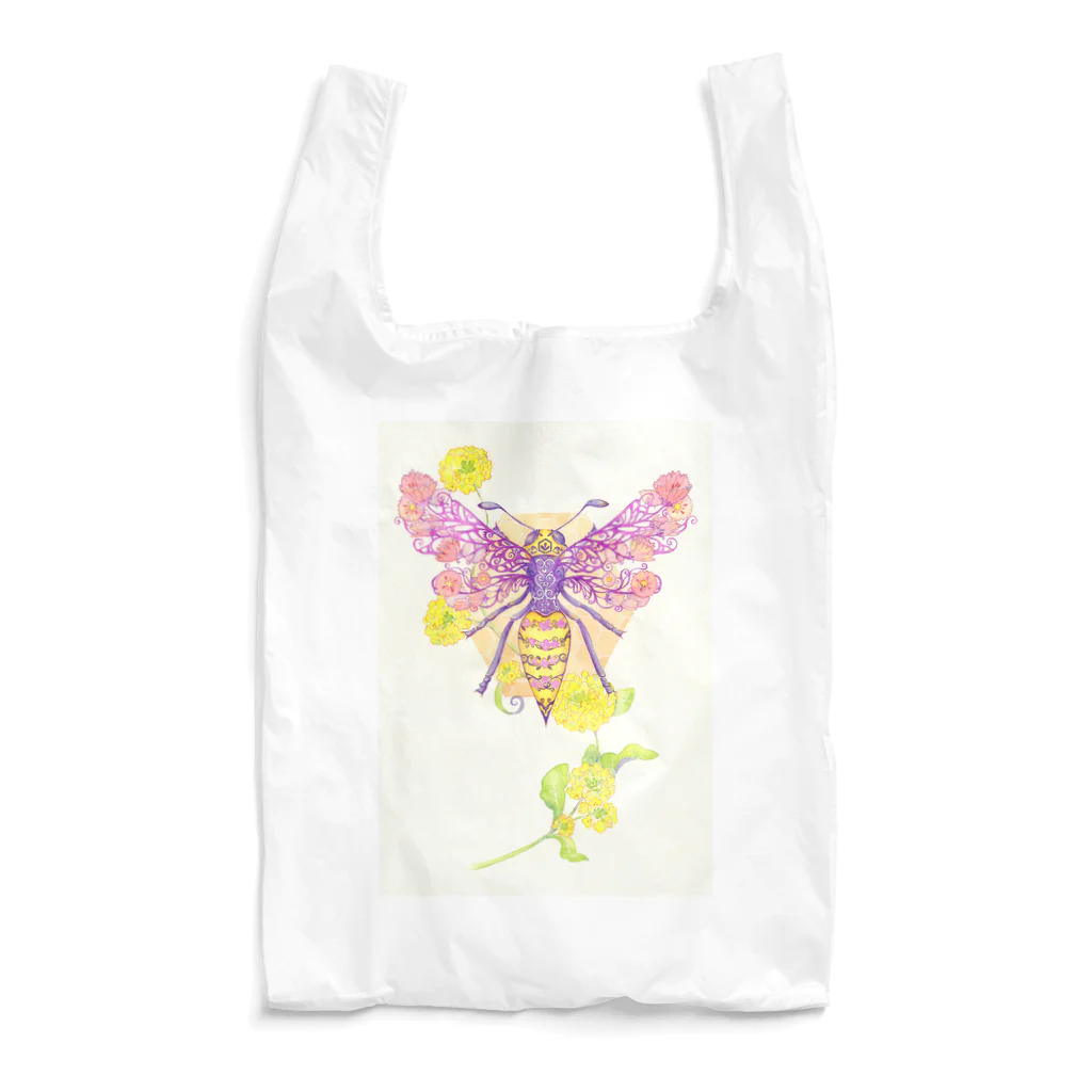 Coromoa Illustrationの蜂 Reusable Bag