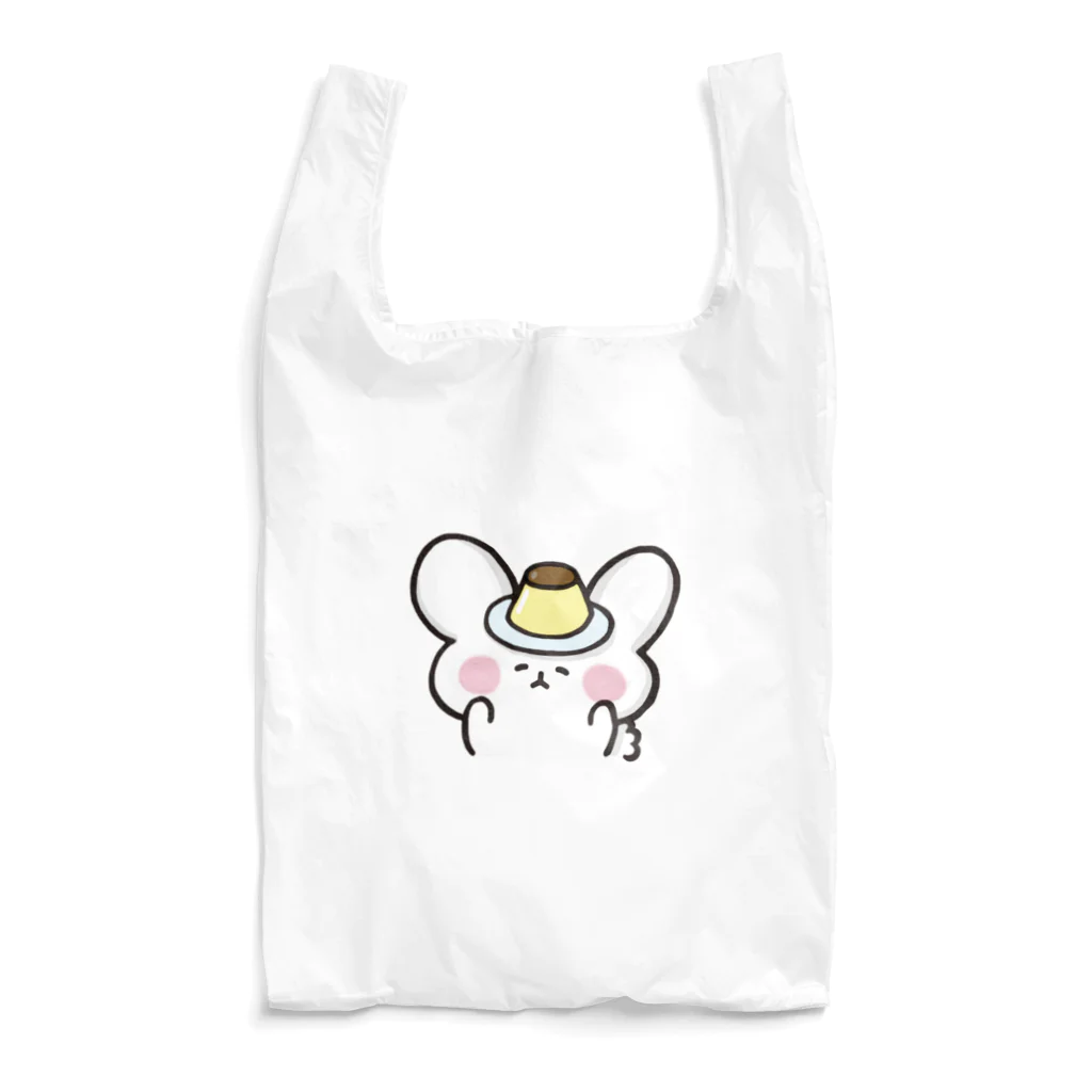 残業うさぎ🐰🌸の残業うさぎの「ご褒美ぷりん」 Reusable Bag