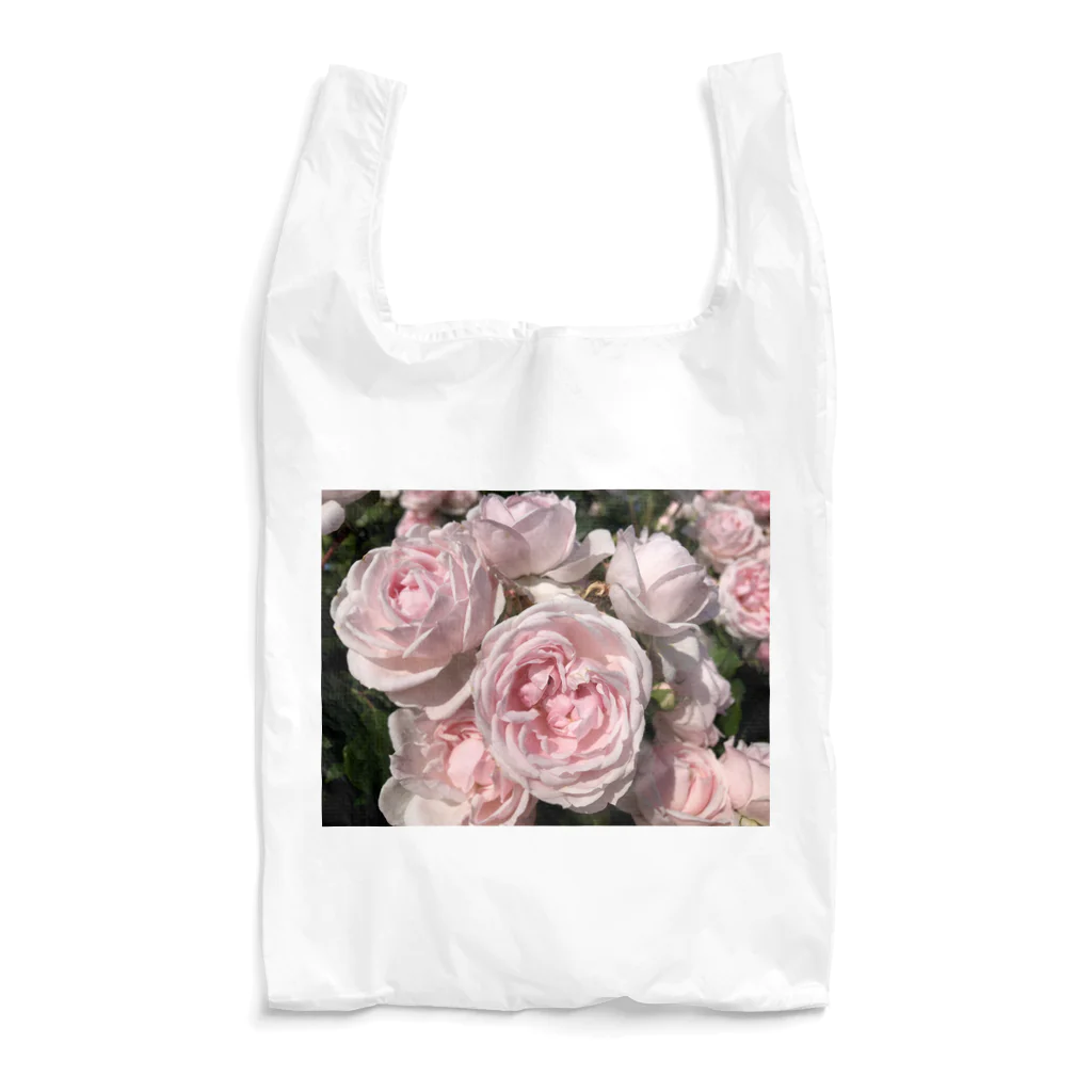 光のパステルアート　Hisaの薄いピンクの薔薇 Reusable Bag