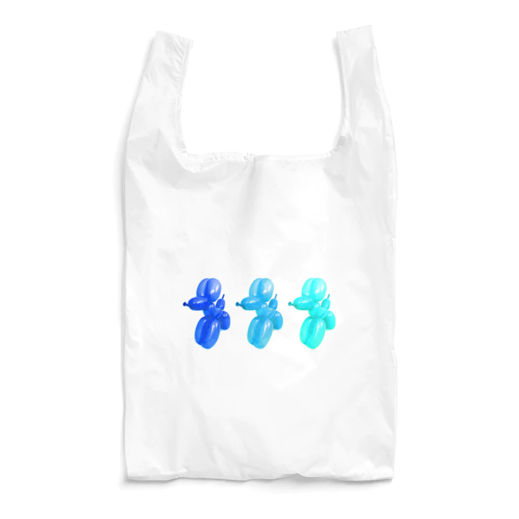 ゆめうつつの青いグラデーションやないかい！BALLOON DOG Reusable Bag