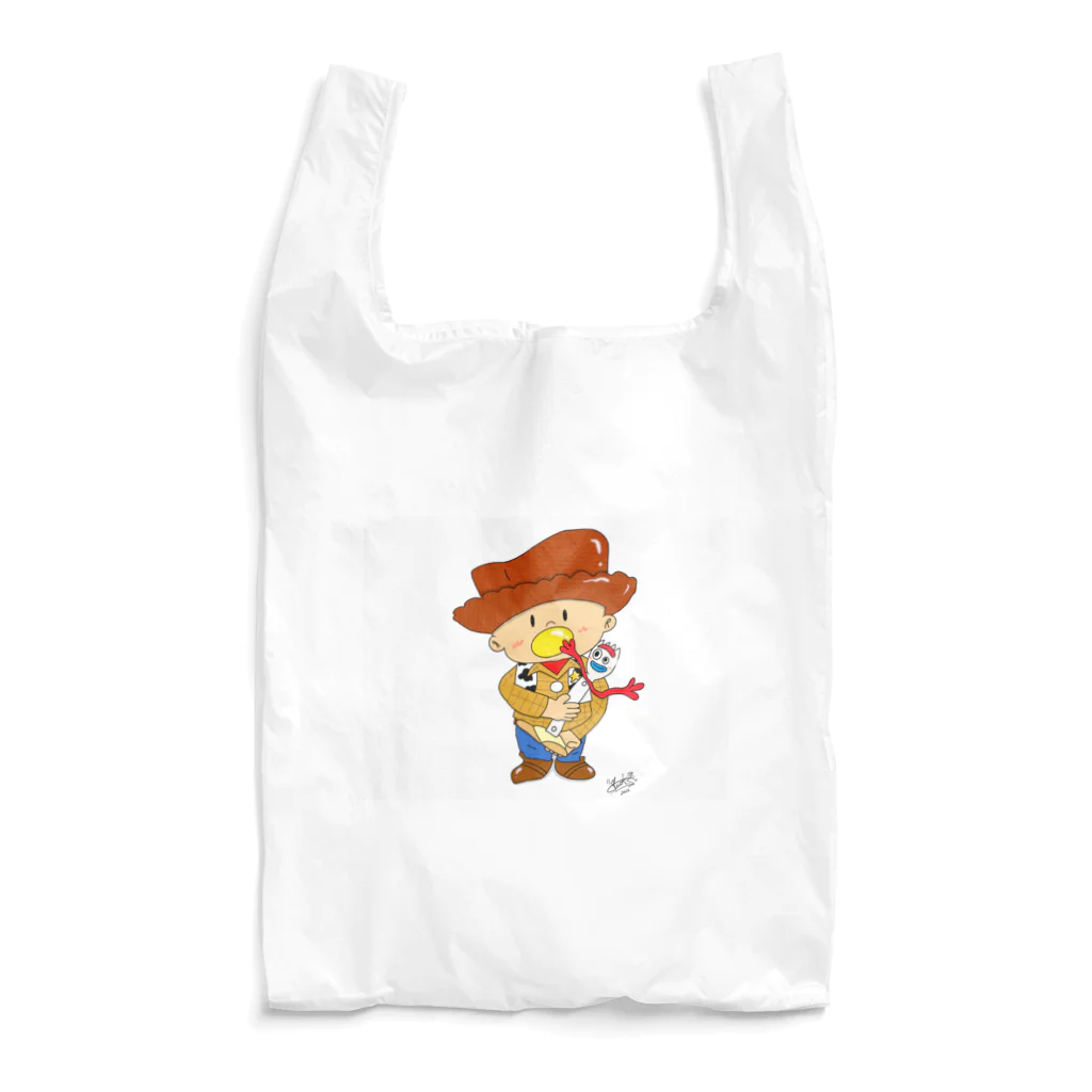 ベビーのあの人気キャラのコスプレベビちゃん Reusable Bag