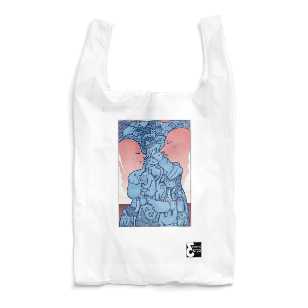 tetti69_official SHOPの動物 Reusable Bag