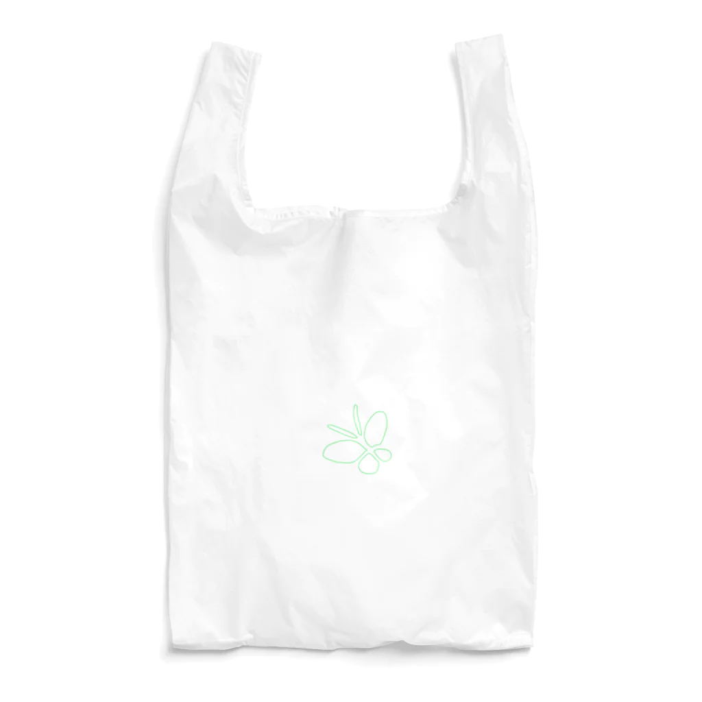 Sea of Grassのミドリのチョウチョ Reusable Bag