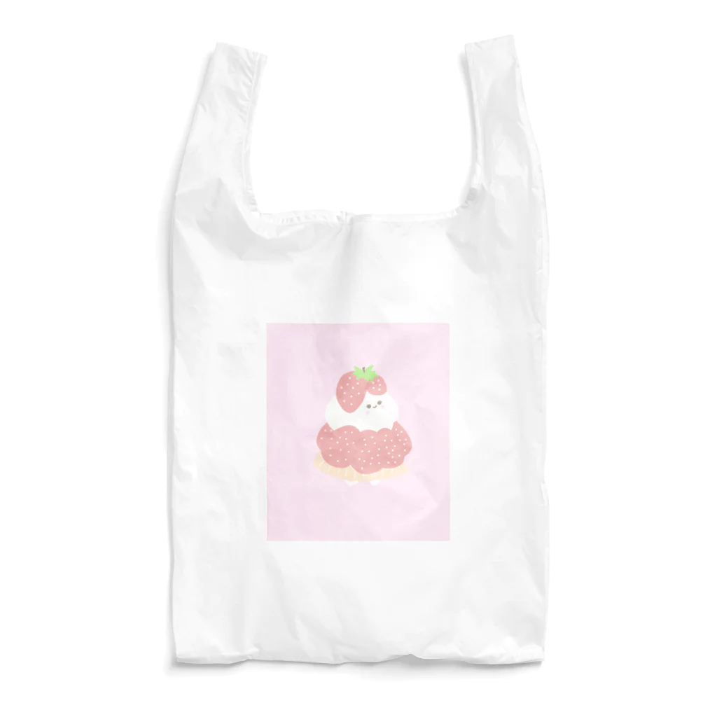 さきまるらんどのいちごタルトのタルトちゃん🍓 Reusable Bag