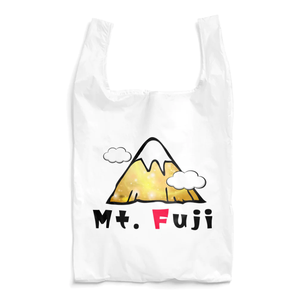 レアレアコクアのいいことありそう! 金運シリーズ　(富士山　Mt.Fuji) Reusable Bag