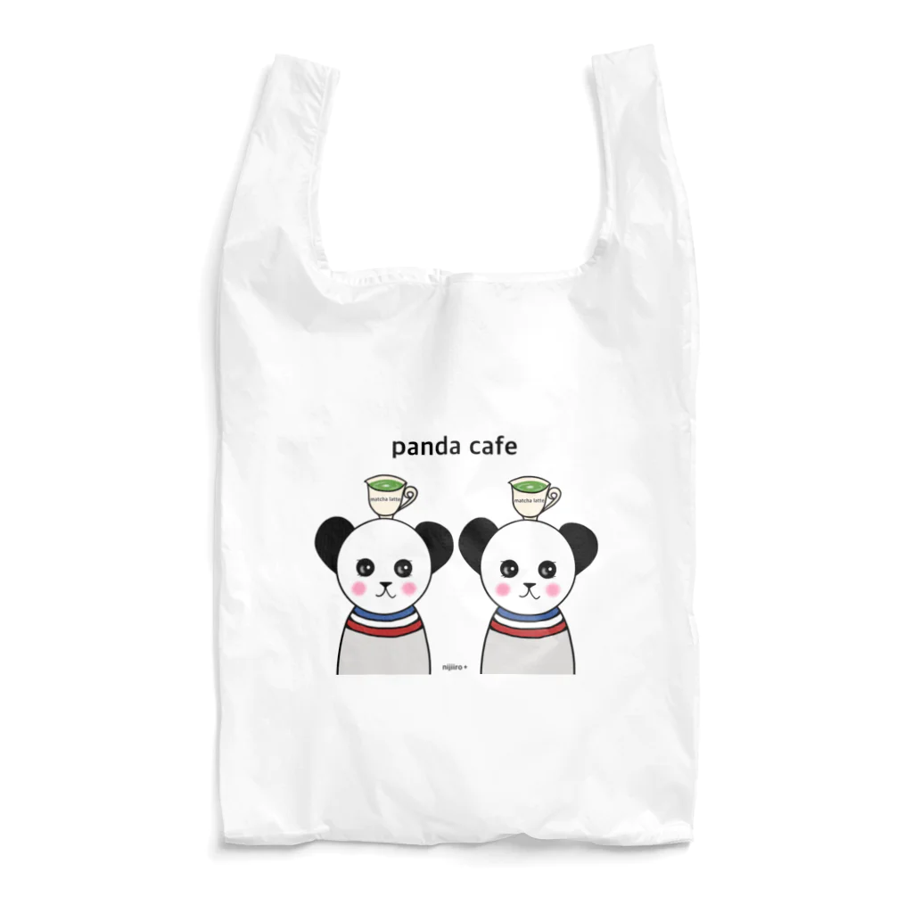 虹色PLUSのふたごパンダカフェ　トリコロール Reusable Bag