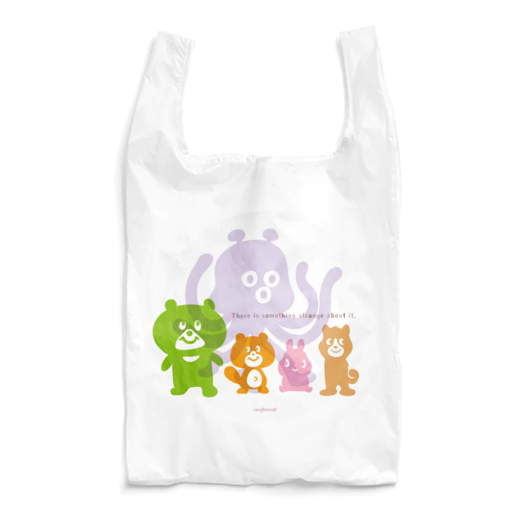 コーヒーロールの動物アンテナ Reusable Bag