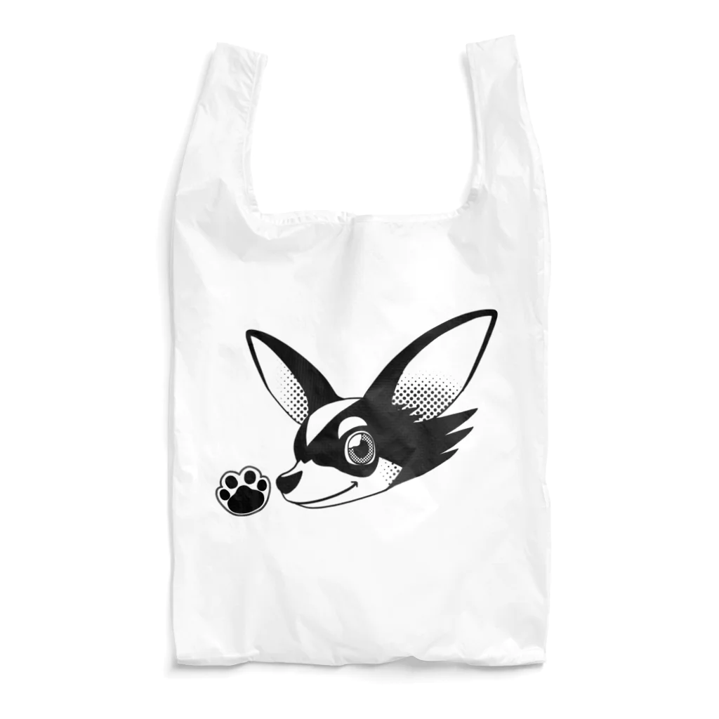 週刊少年ライジングサンズのチワワ(モノトーン) Reusable Bag