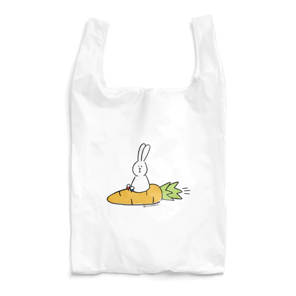 suzuharu_no_goodsのうささん(にんじんジェット) Reusable Bag