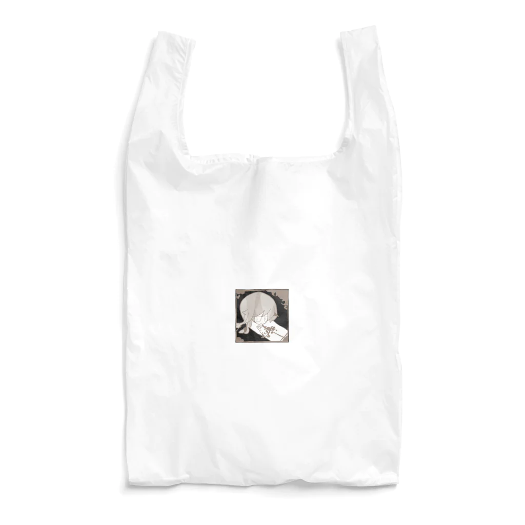 鬱の葉くらしのハート黒 Reusable Bag