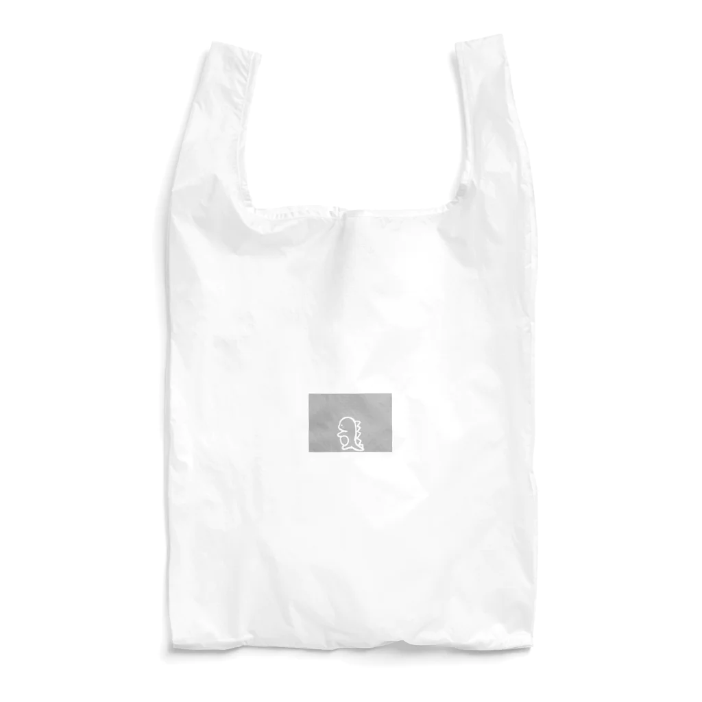 soyo11のゆるイラスト恐竜 グレー② Reusable Bag