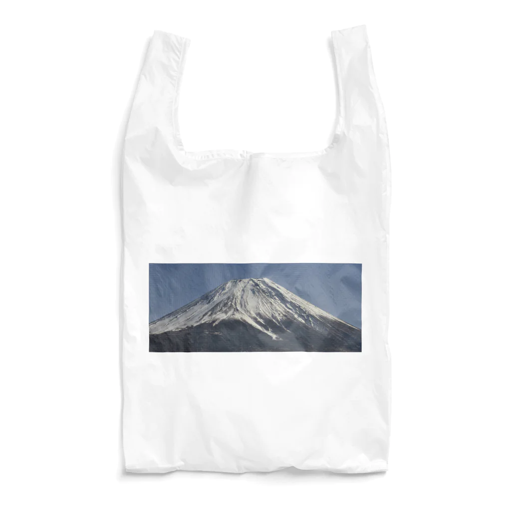 下田村の冠雪した富士山 Reusable Bag