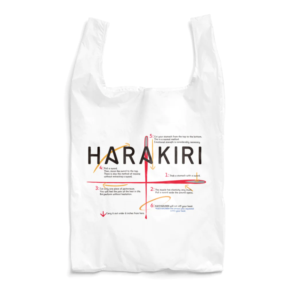 石田 汲の腹切りマニュアル Reusable Bag