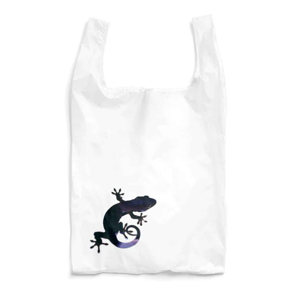 たまぴゃの星空のやもり Reusable Bag