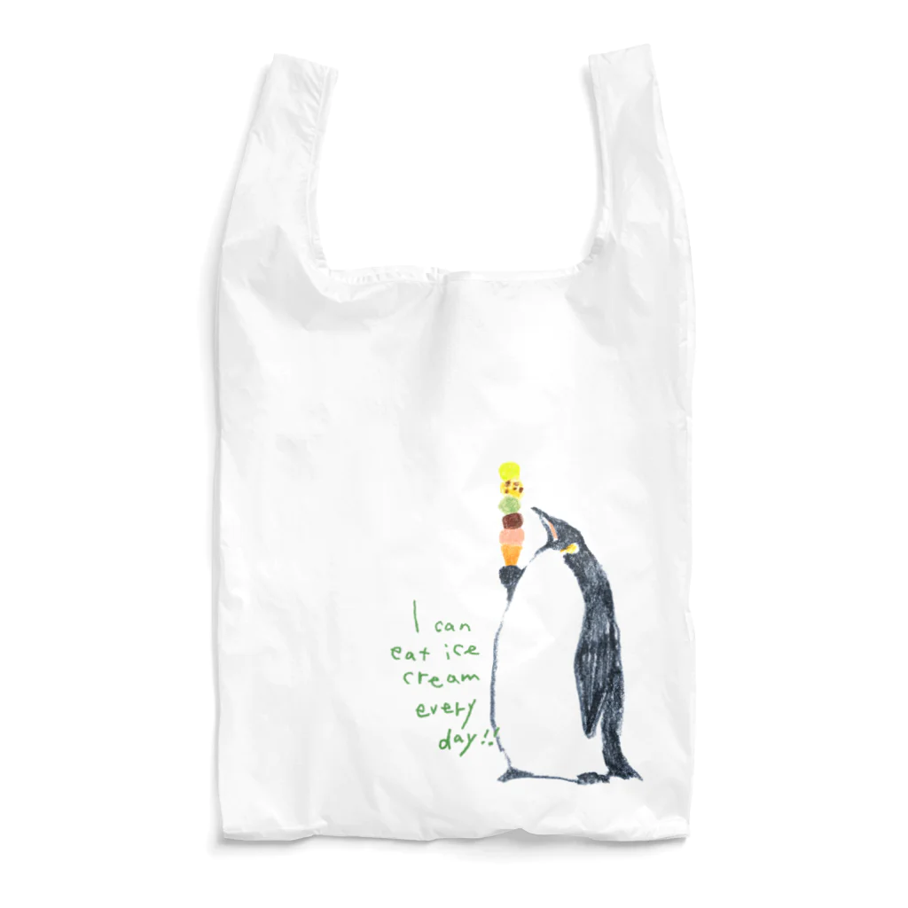 It is Tomfy here.のペンギンとアイス Reusable Bag