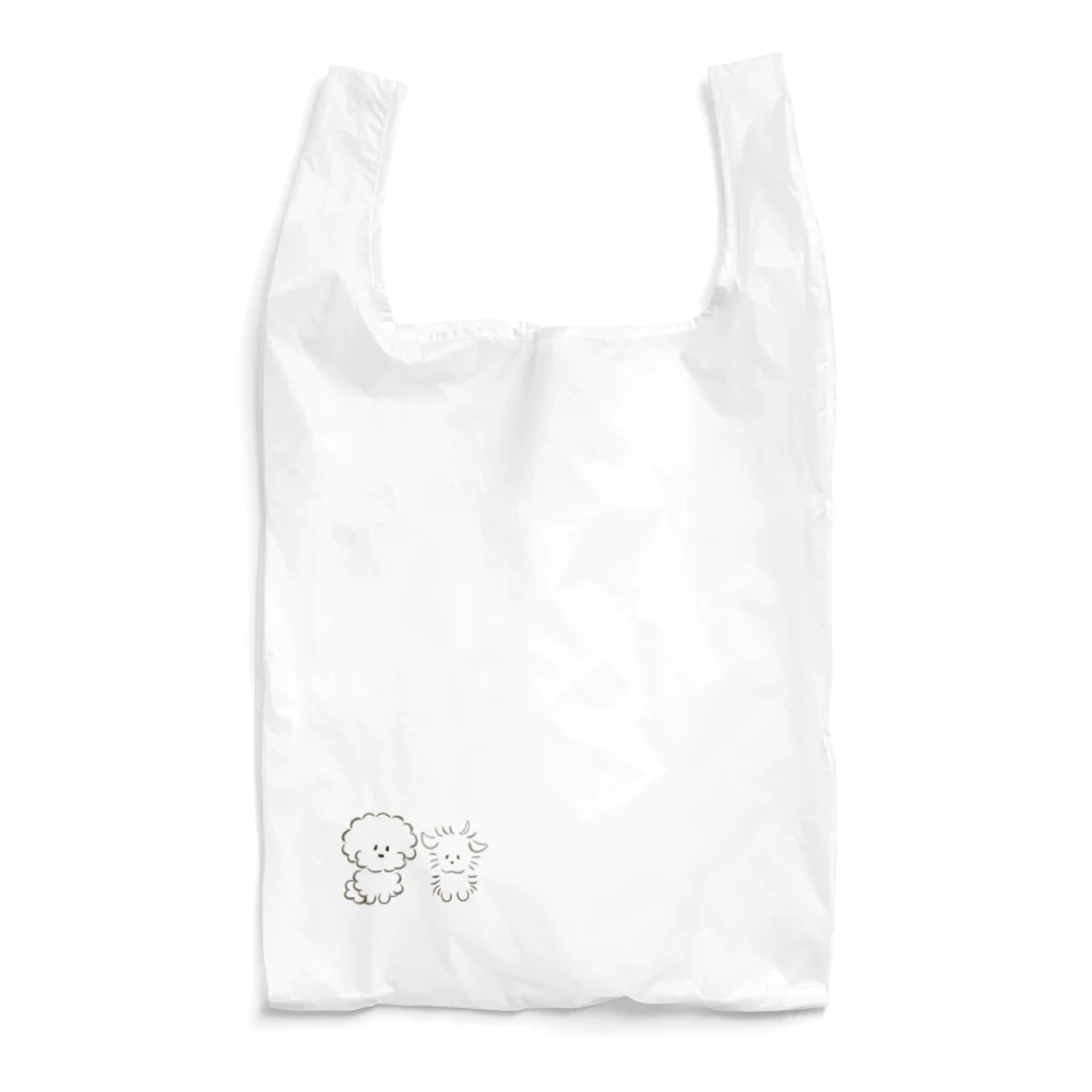 ぷぷまるのならんだ ぷぷまる 黒線 Reusable Bag