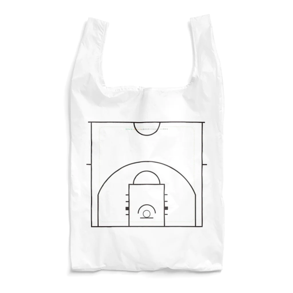 +1Wのバスケットボール　作戦盤　ハーフコート Reusable Bag