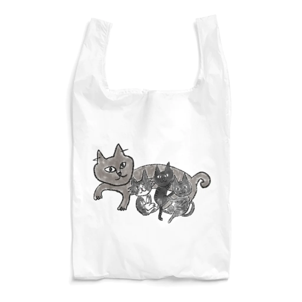 ニャンコ一族のみんないっしょ Reusable Bag