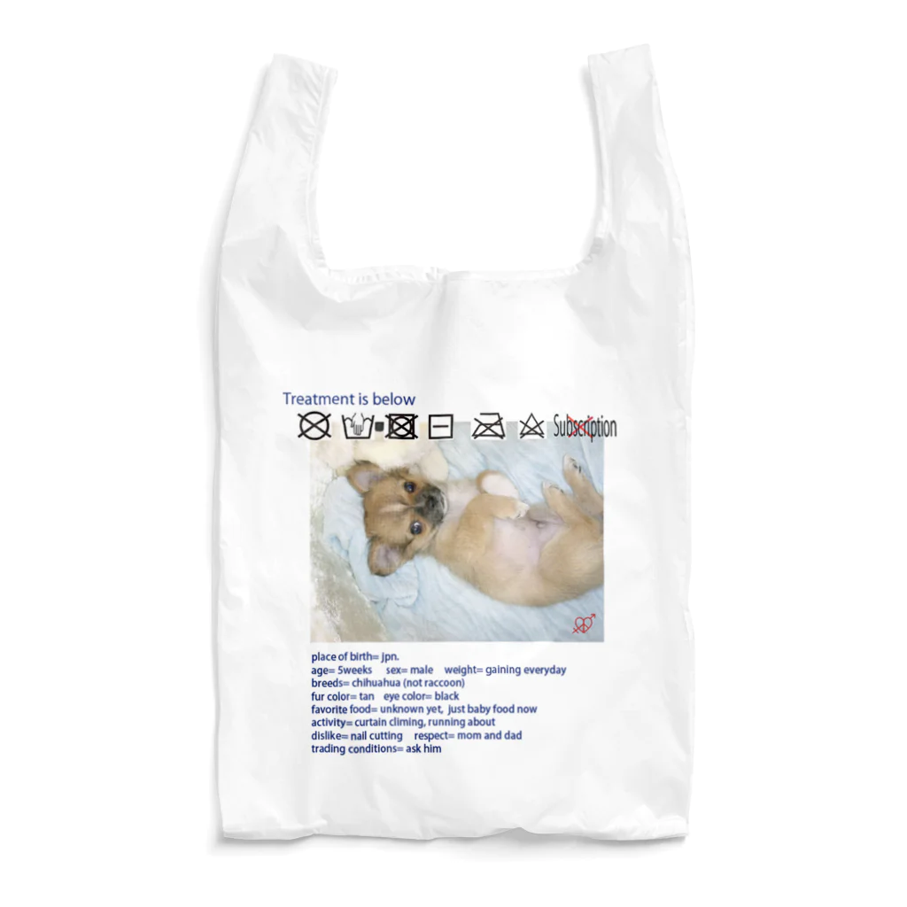 alt_203のJulie 取り扱い表示 Reusable Bag