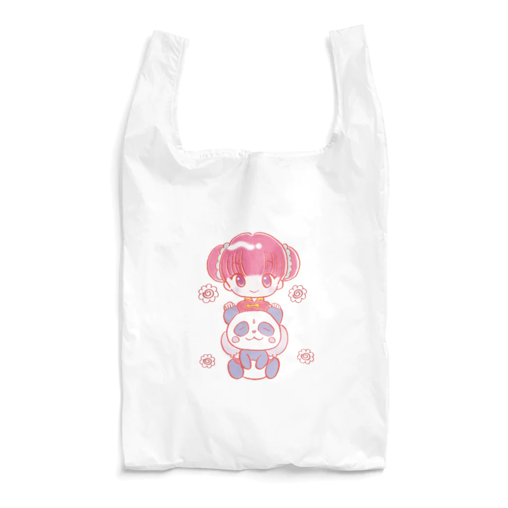 おむふみ屋のふぁんしぃ〜（チャイナガールとパンダ） Reusable Bag