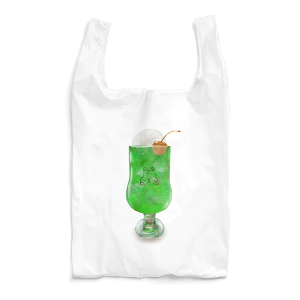 kijishiroの柴犬カップのメロンクリームソーダ Reusable Bag