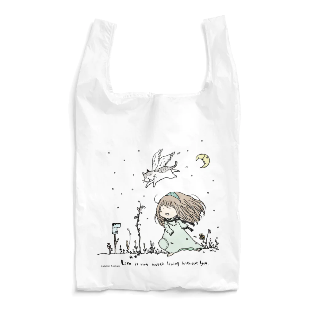 ほっかむねこ屋（アトリエほっかむ）のそらねこ Reusable Bag