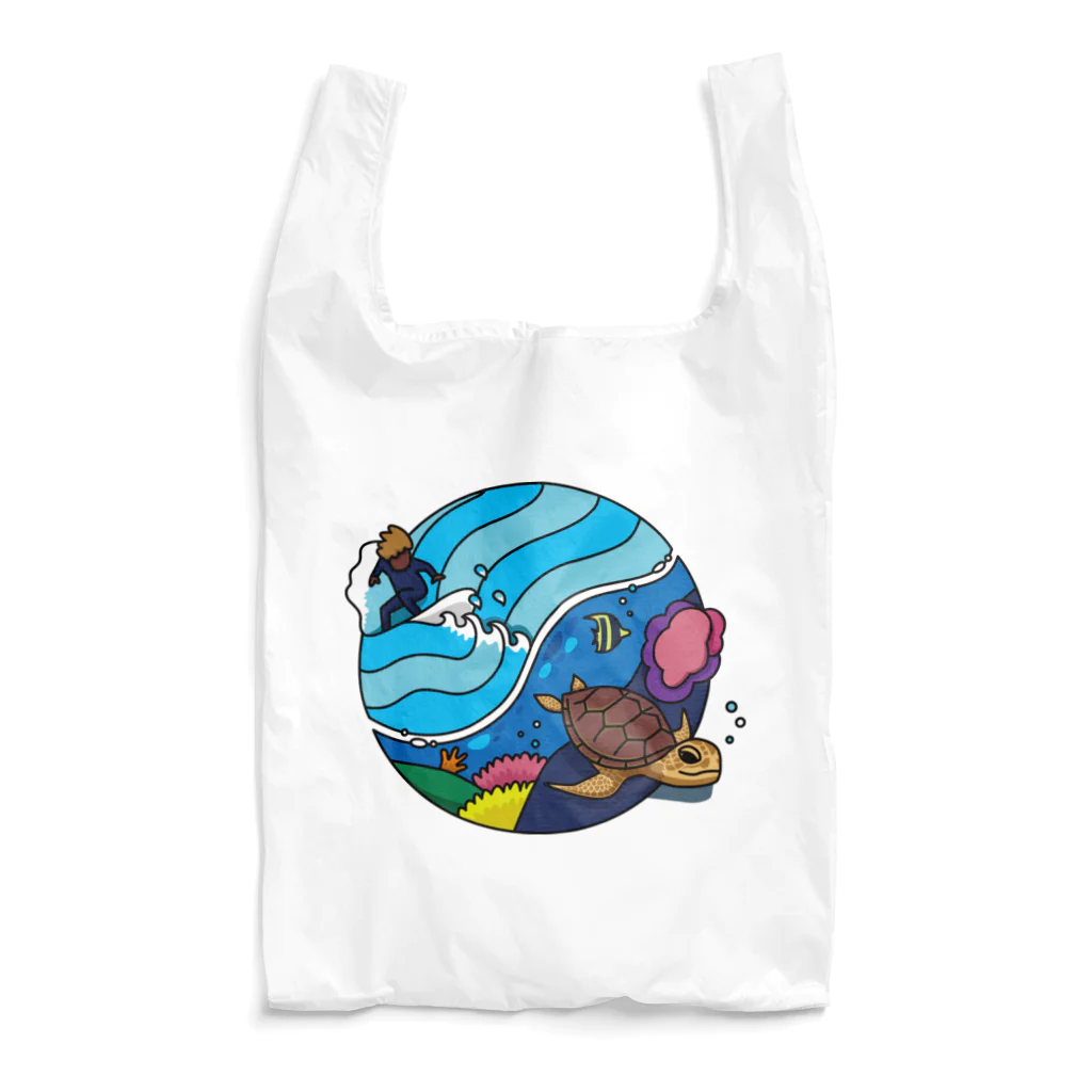 8anna storeのサーフandタートル！ Reusable Bag