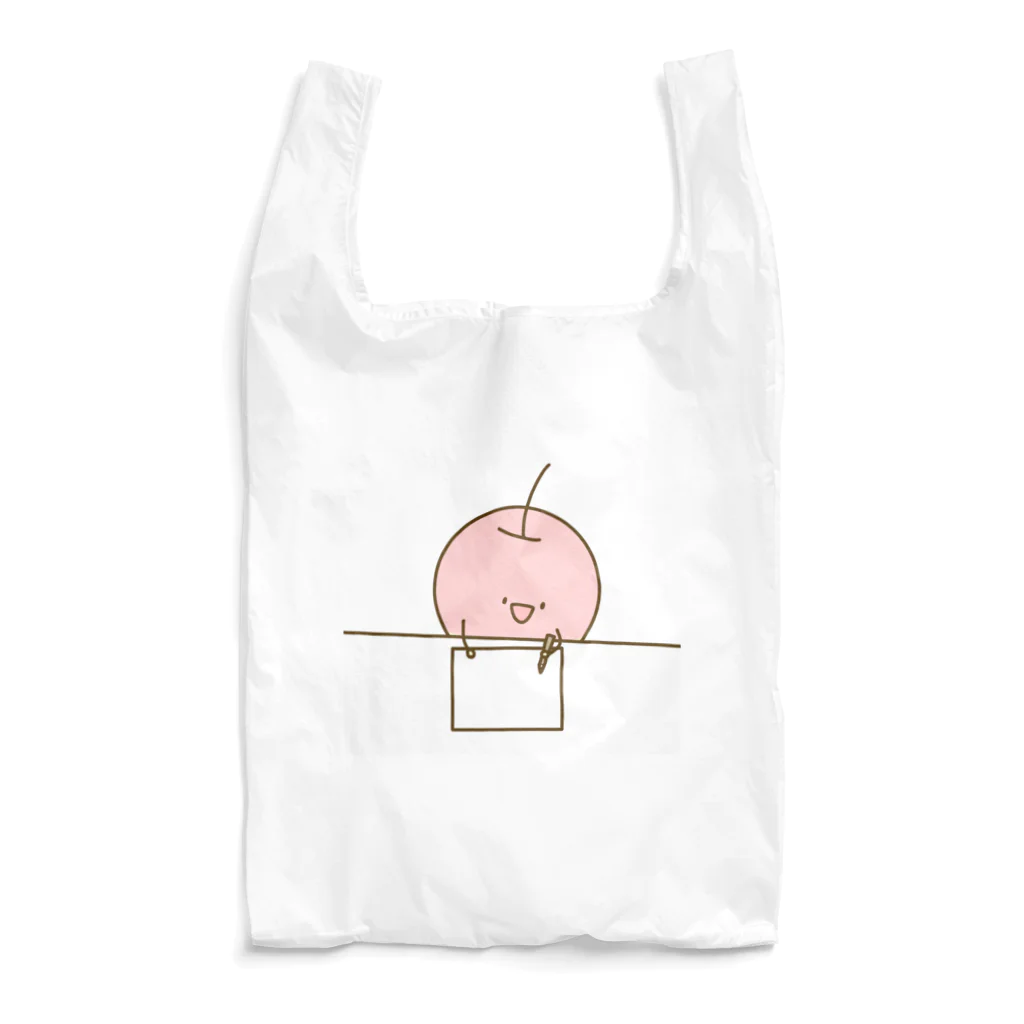 はなぼーのりんごさん お絵描き中 Reusable Bag