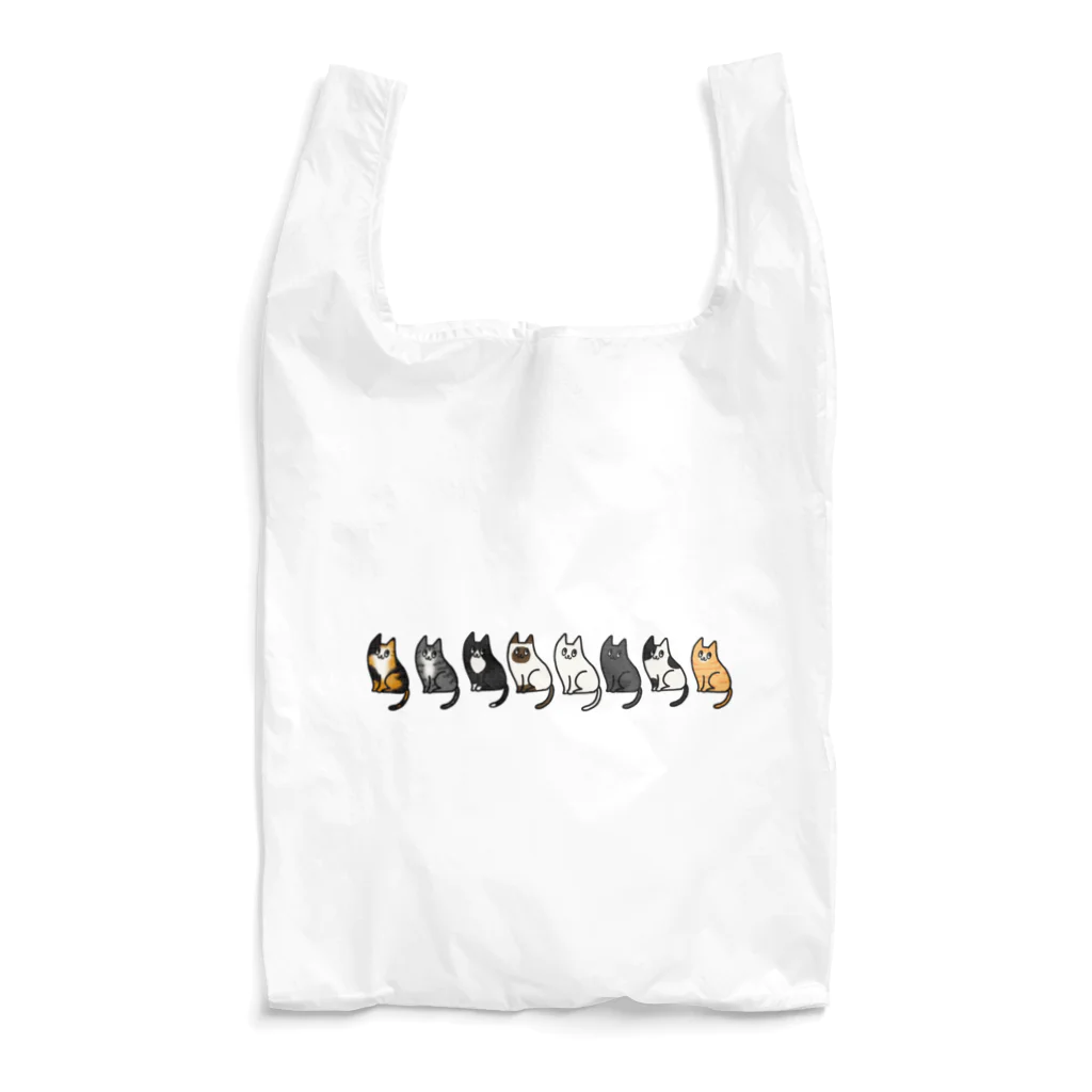 with_puyoのネコネコネコネコ Reusable Bag