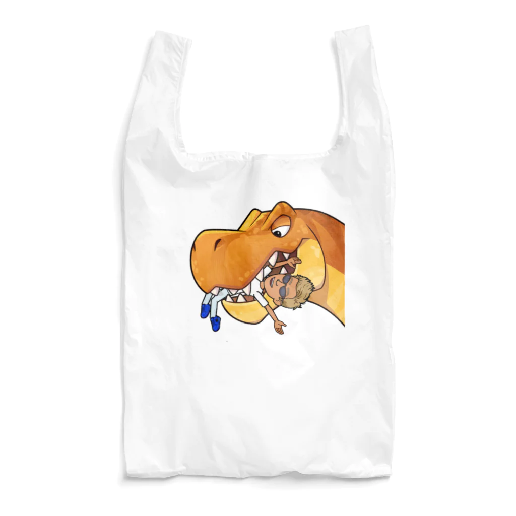 ドリュウ【𝕯𝖔𝖗𝖞𝖚】𝕻𝖆𝖉𝖉𝖔𝖈𝖐 𝖗𝖎𝖉𝖊𝖗のドリュウくん Reusable Bag