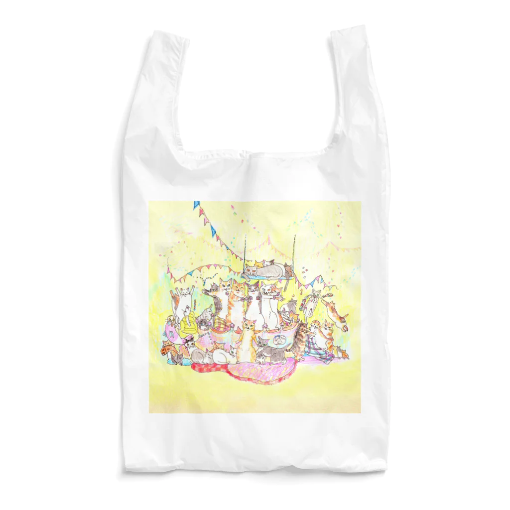 猫竹（nekotake)の猫パーティー　nekotake Reusable Bag