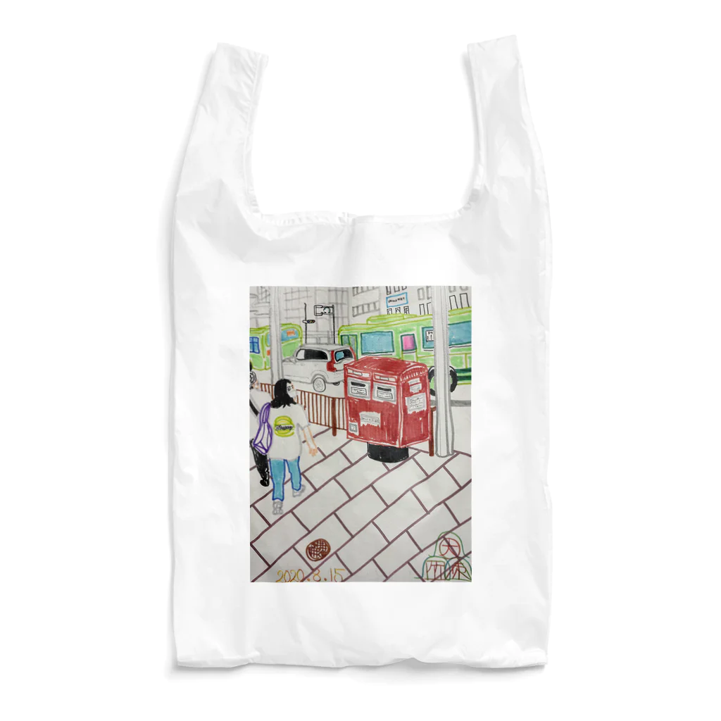 エド・ワード【江戸鉾の愛殿原】。の赤ポスト📮四条河原町 Reusable Bag