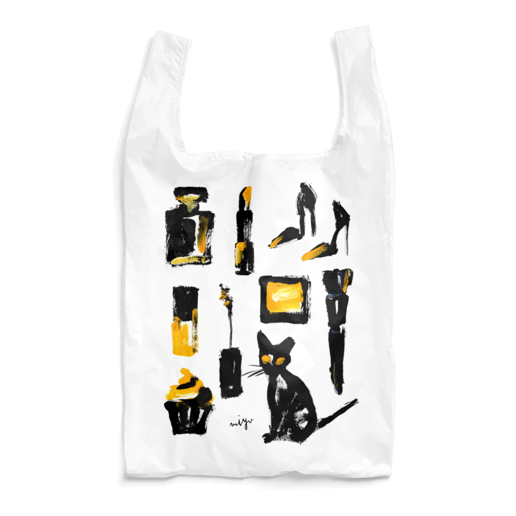 miyuki ohashi goods shopのBLACK & YELLOW Reusable Bag